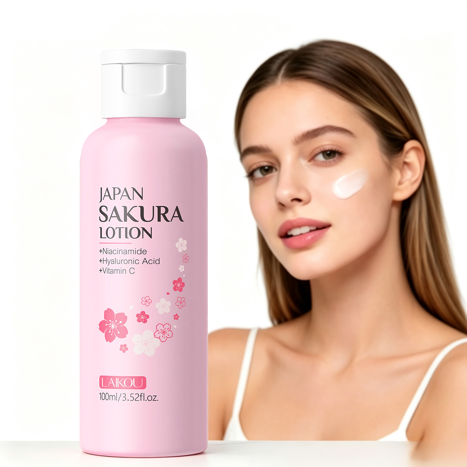 Niacinamide Pore Shrinking Essence - LAIKOU サクラローション 100ml ナイアシンアミド HA VC