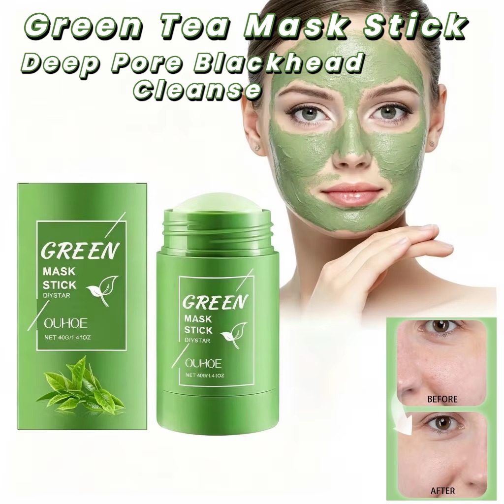 緑茶マスクスティック 顔用 毛穴の奥まで洗浄 黒ずみ除去 保 - Green Tea Cleansing Clay Mask のレビューと価格
