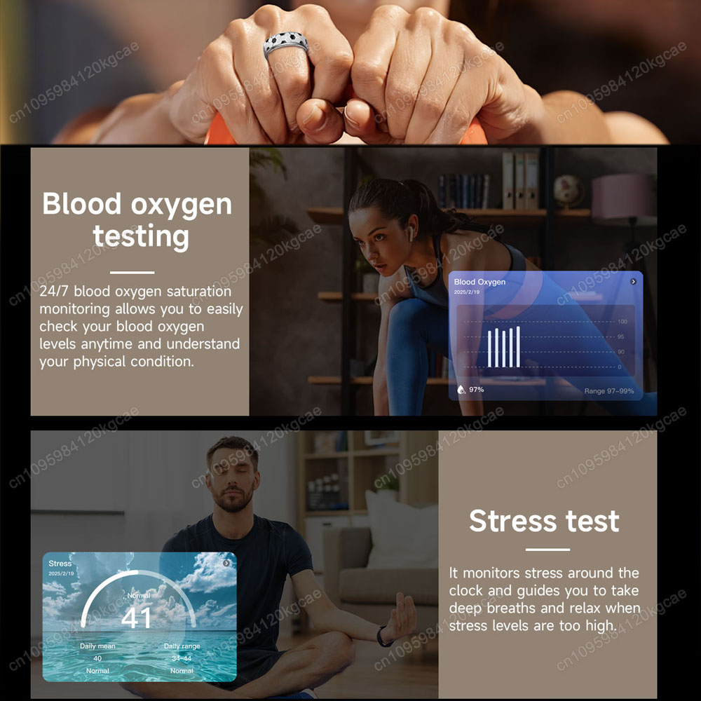 2026 スマートリング Bluetooth通話 振動アラー - Health Monitors のレビューと価格