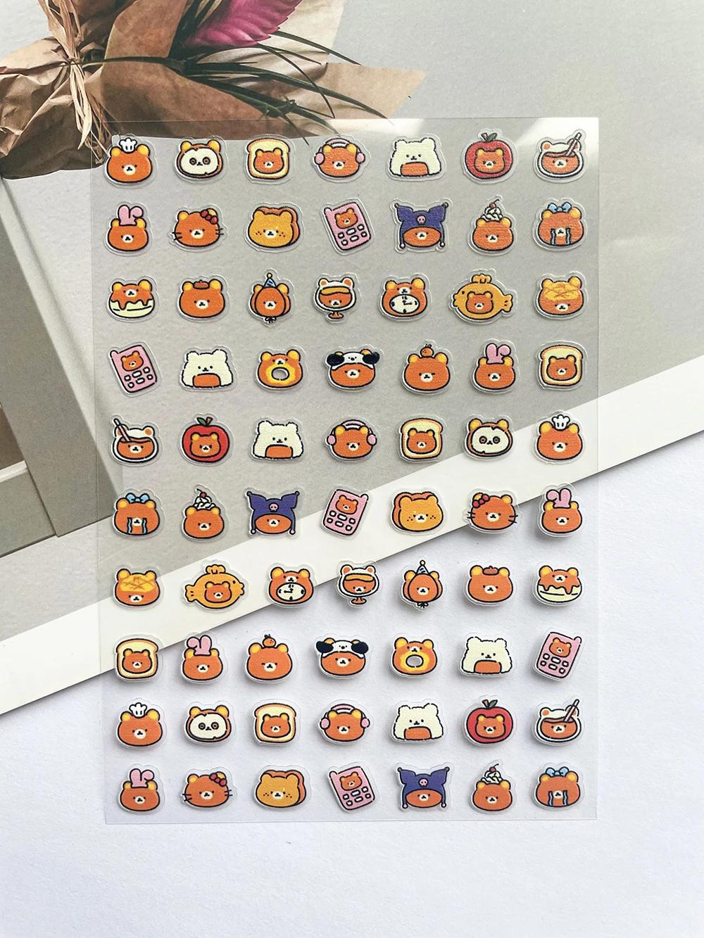 Pvc スーパーミニピンクリラックマポスター商品ステッカーネ - Nail Art のレビューと価格