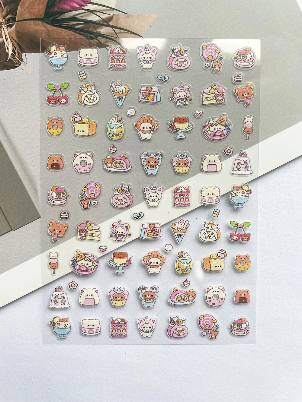 Pvc スーパーミニピンクリラックマポスター商品ステッカーネ - Nail Art のレビューと価格