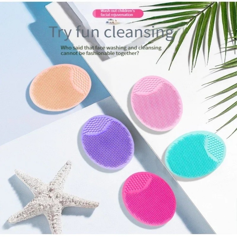 指グリップ付きシリコン洗顔ブラシ - 角質除去、マッサージ、 - Silicone Face Scrubber Electric のレビューと価格