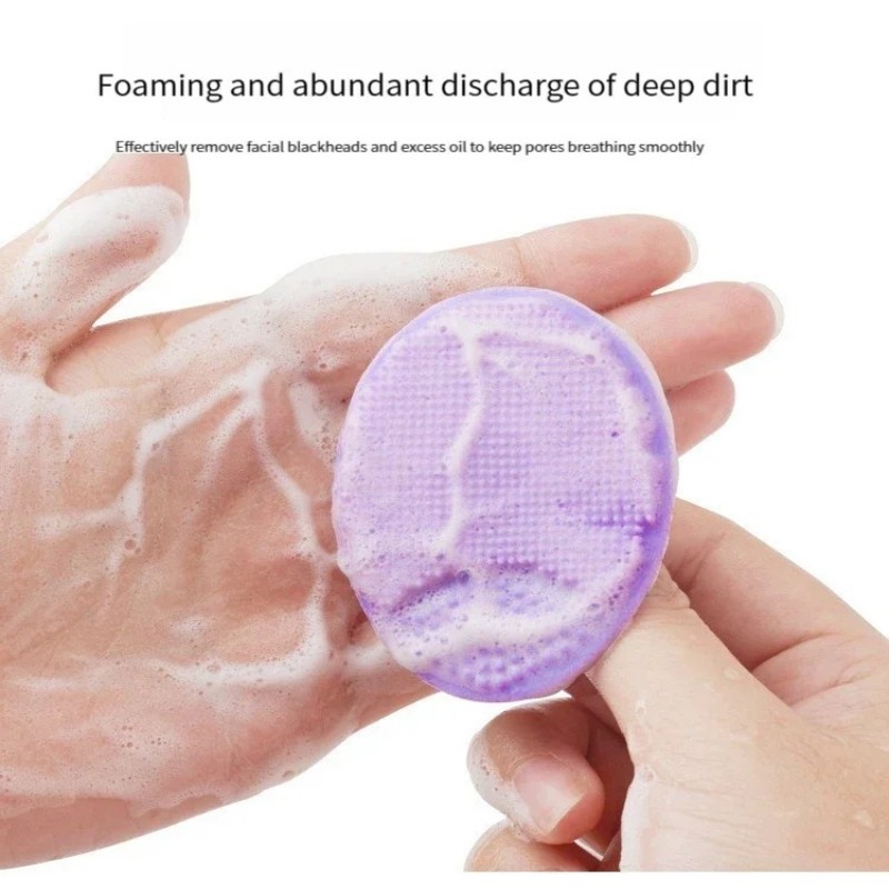 指グリップ付きシリコン洗顔ブラシ - 角質除去、マッサージ、 - Silicone Face Scrubber Electric のレビューと価格