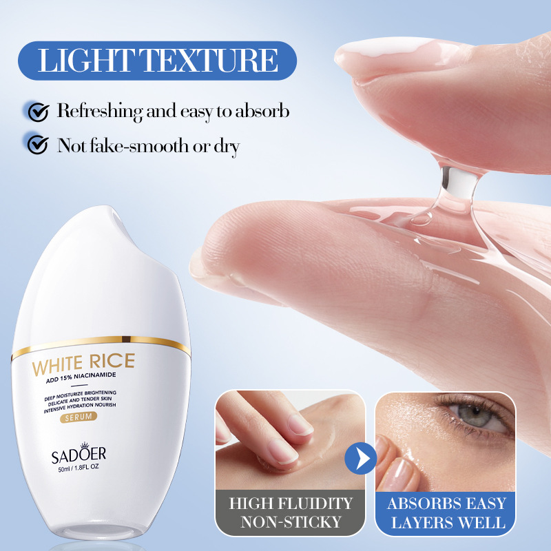 白米フェイスセラム 毛穴縮小 保湿 ブライトニング 美白クリ - Niacinamide Pore Shrinking Essence のレビューと価格