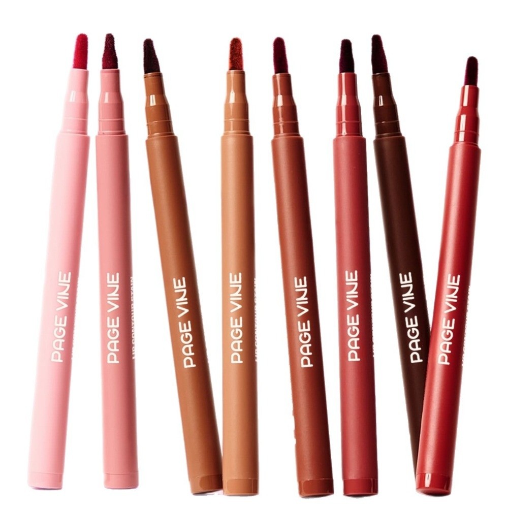 ベルベットブラウンリップライナーペンシル リキッドマット仕上 - Matte Velvet Lip Tint Long Lasting のレビューと価格