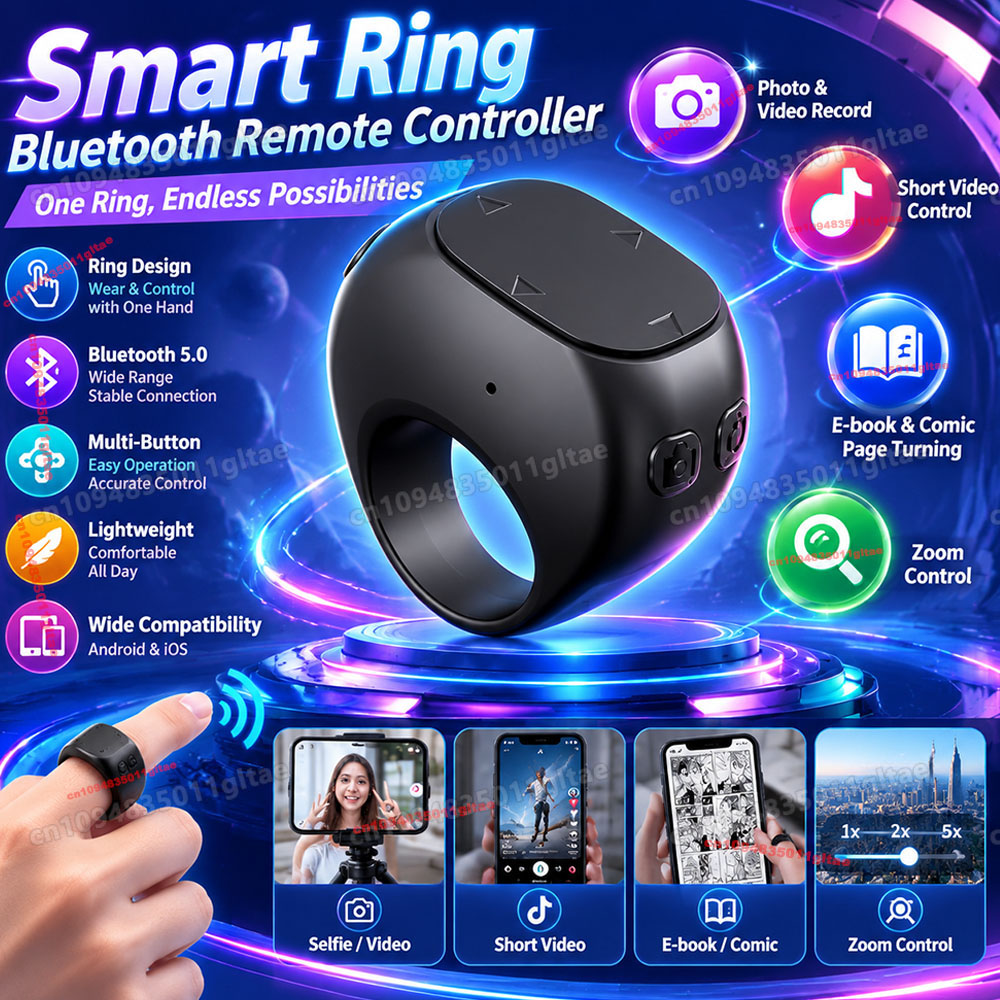 モバイルマウスリング型リモコン、ワイヤレス、タッチパッド付き - Health Monitors のレビューと価格