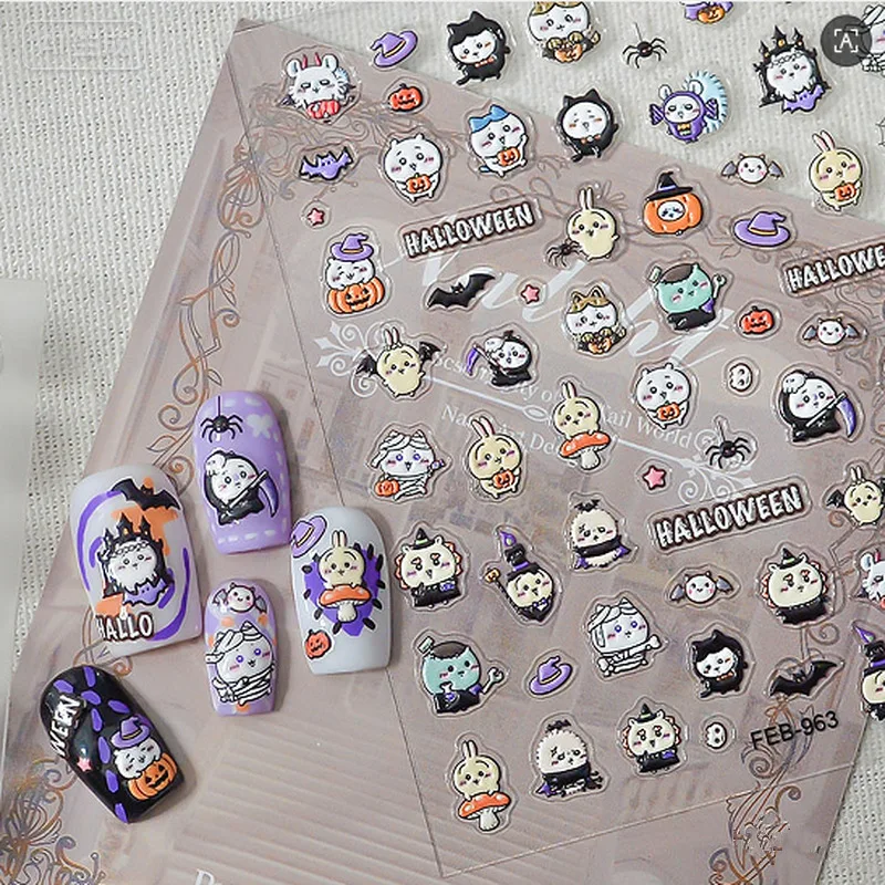 新作「ちいかわ」5Dエンボス加工ネイルステッカー。かわいいカ - Nail Art のレビューと価格