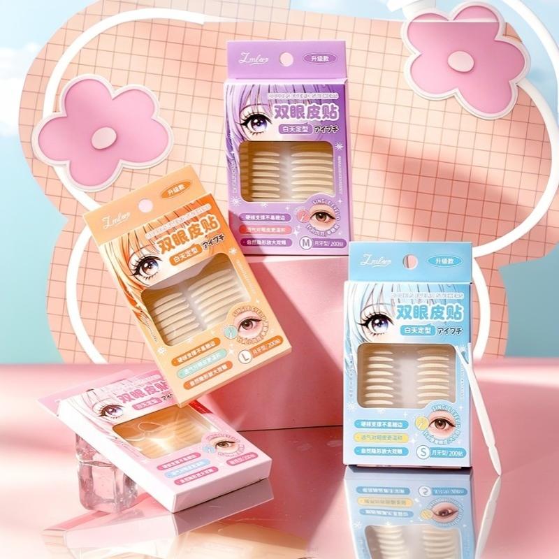 80/200枚入り 透明二重まぶたステッカー 日中は形を整え - Makeup のレビューと価格
