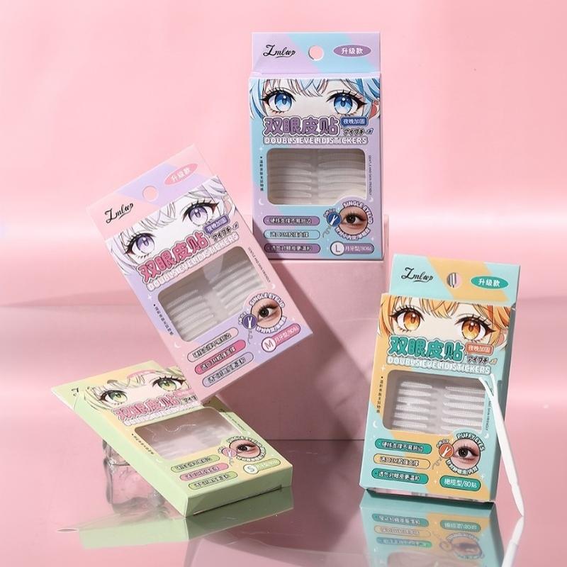 80/200枚入り 透明二重まぶたステッカー 日中は形を整え - Makeup のレビューと価格