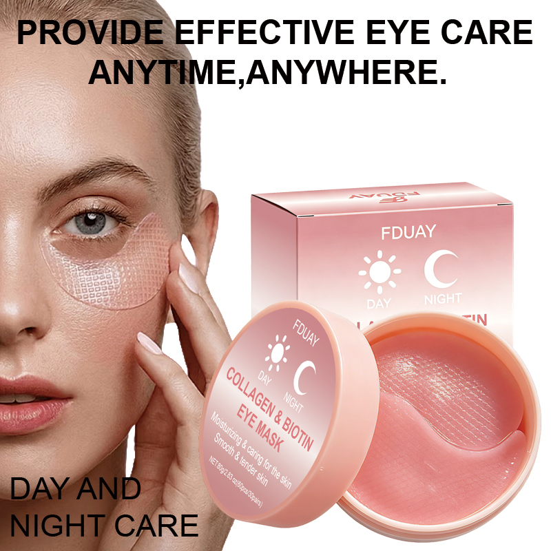 FDUAY ビオチンコラーゲン デュアルエフェクト アイパッ - Collagen Under Eye Patches のレビューと価格