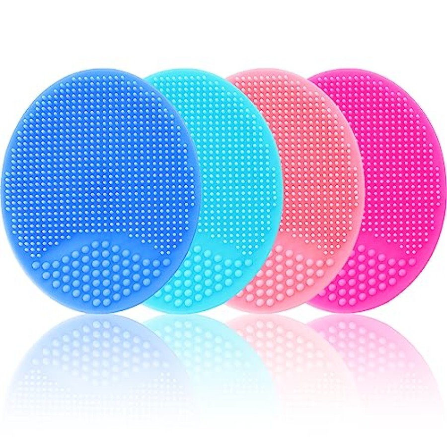シリコン洗顔ブラシ - 4個セット 洗顔＆角質除去ブラシ、デ - Silicone Face Scrubber Electric のレビューと価格